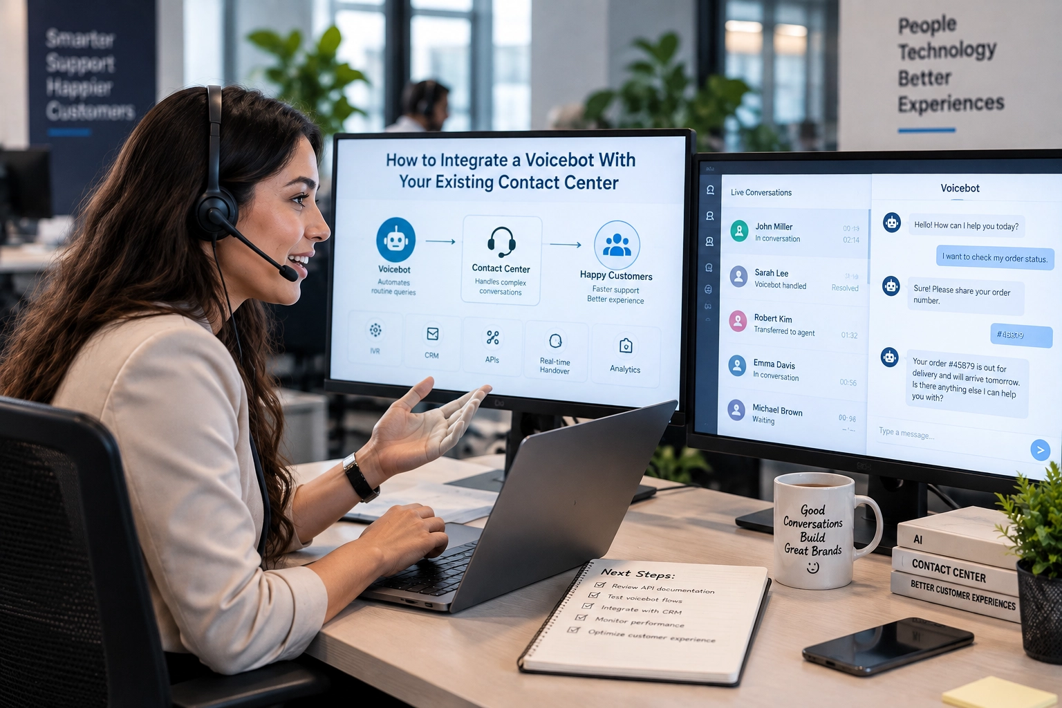 How to Integrate a Voicebot With Your Existing Contact Center