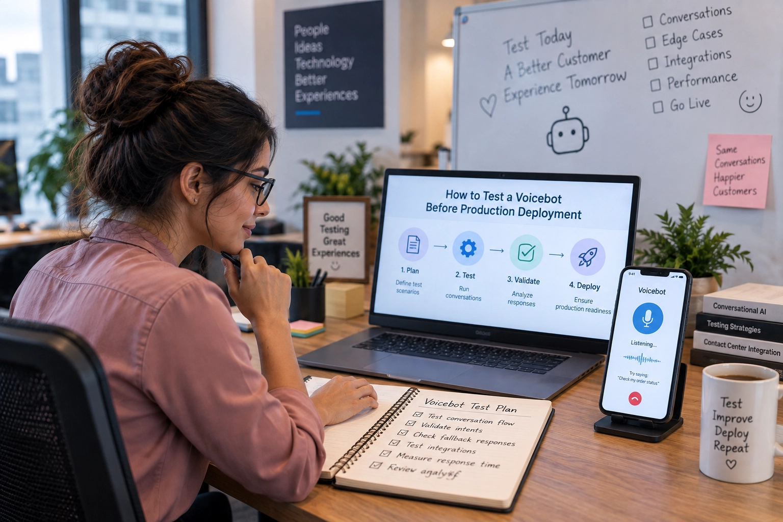 How to Test a Voicebot Before Production Deployment