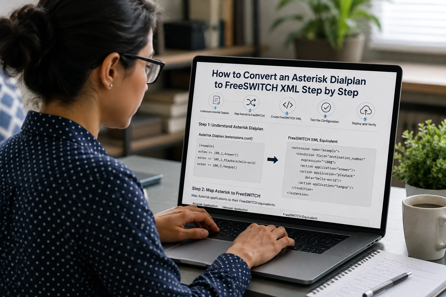 How to Convert an Asterisk Dialplan to FreeSWITCH XML Step by Step